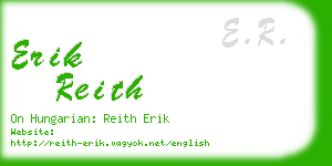 erik reith business card